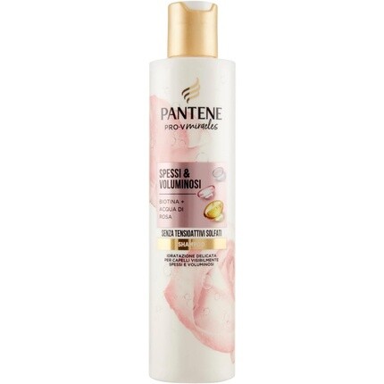 

Pantene Pro-V Miracles Густой и объемный шампунь с биотином и розовой водой 225мл