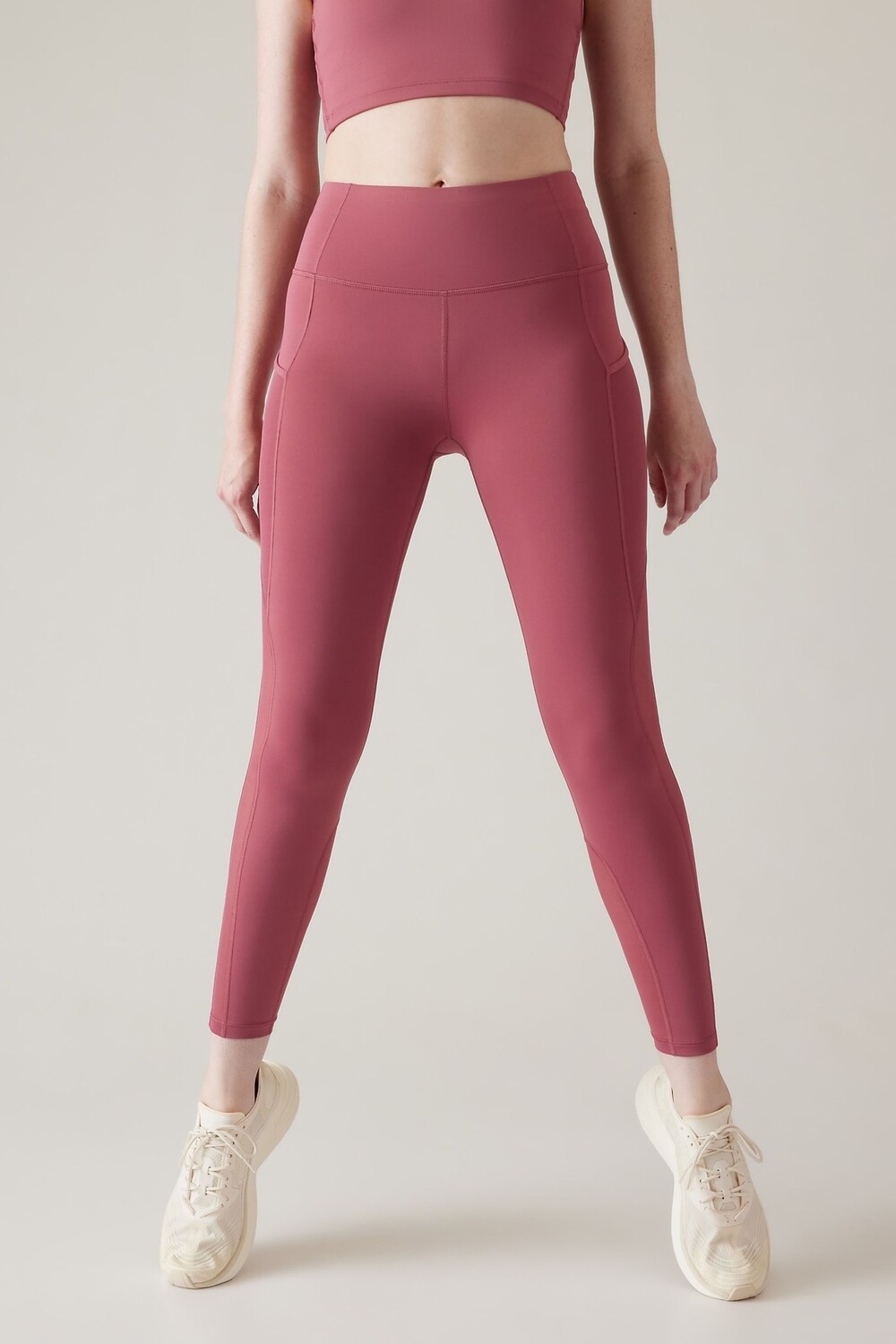 

Леггинсы из сетки Ultimate Stash 7/8 Athleta, розовый