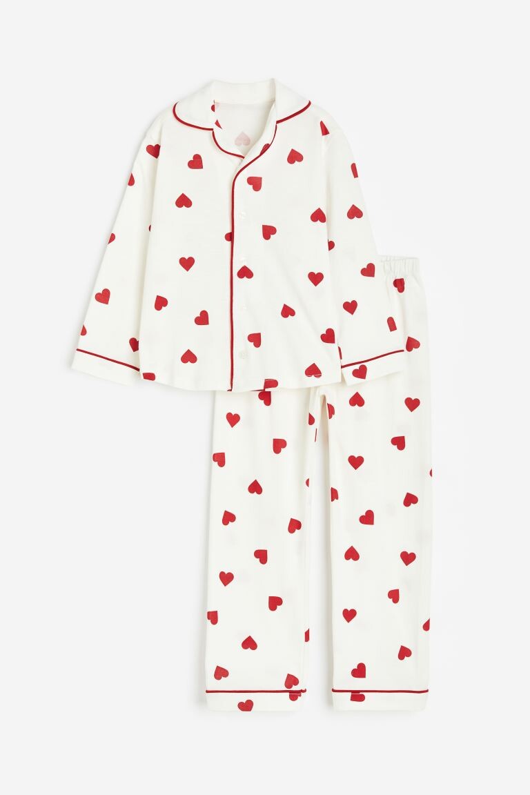 

Пижамный комплект из джерси с узором H&M