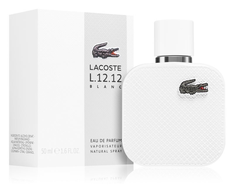 

Lacoste, Eau de Lacoste L.12.12 Blanc, парфюмированная вода, 50 мл