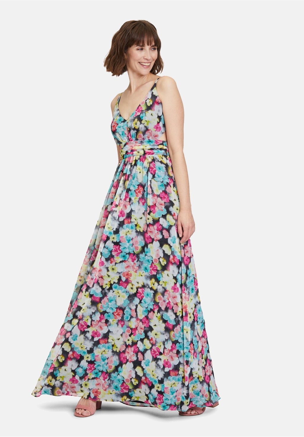 

Длинное платье Vera Mont, серый/розовый
