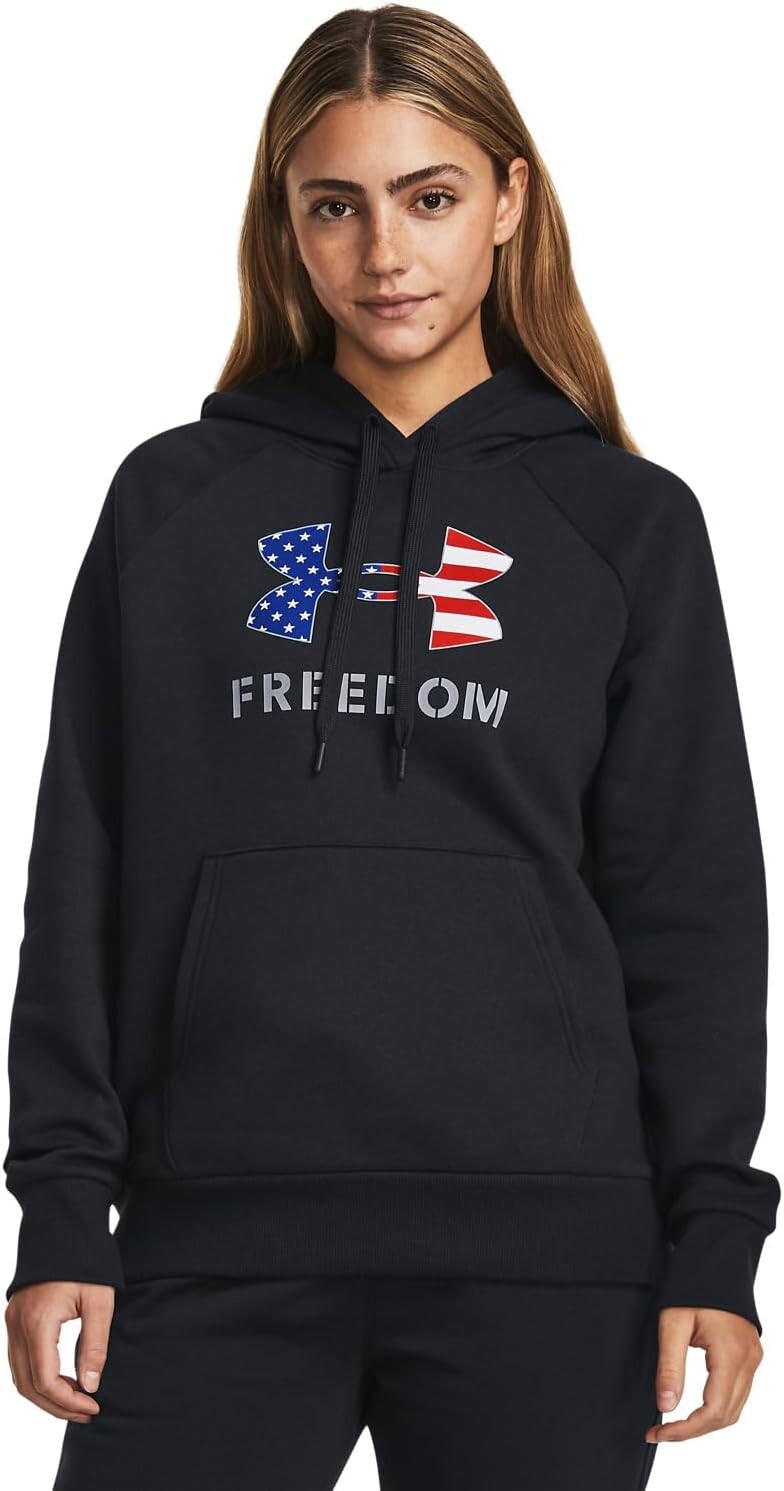

Толстовка Rival с логотипом Freedom Under Armour, цвет Black/White