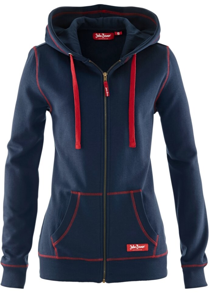 

Толстовка с капюшоном John Baner Jeanswear, синий
