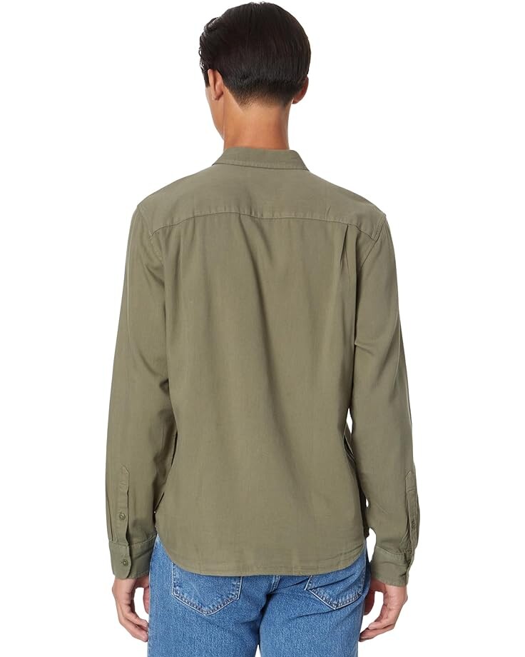 

Рубашка Lucky Brand Lived-In Long Sleeve Workwear Shirt, цвет Deep Lichen Green