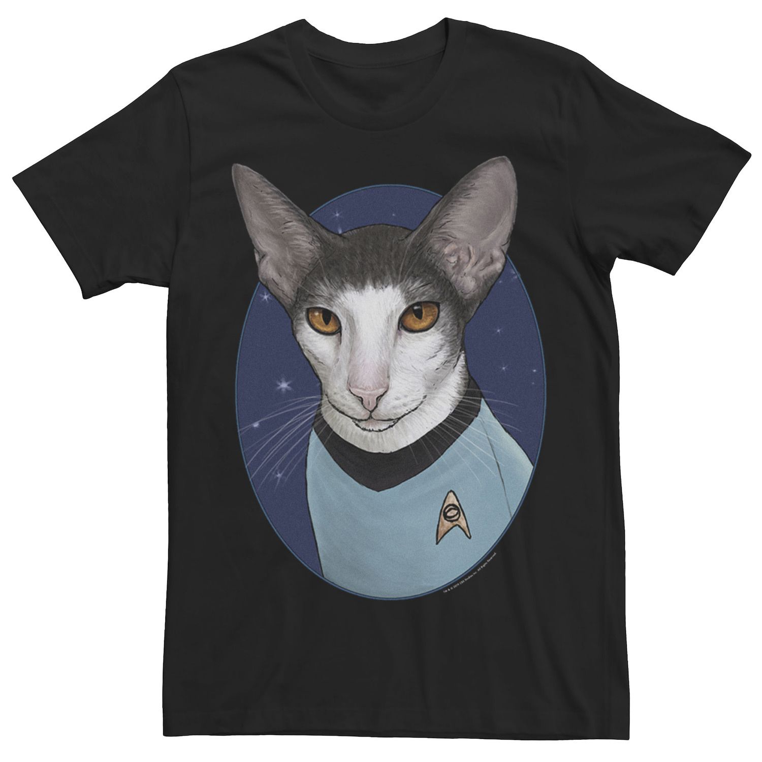 Мужская футболка Star Trek Spock Cat Formation Licensed Character tubbz фигурка утка tubbz star trek spock