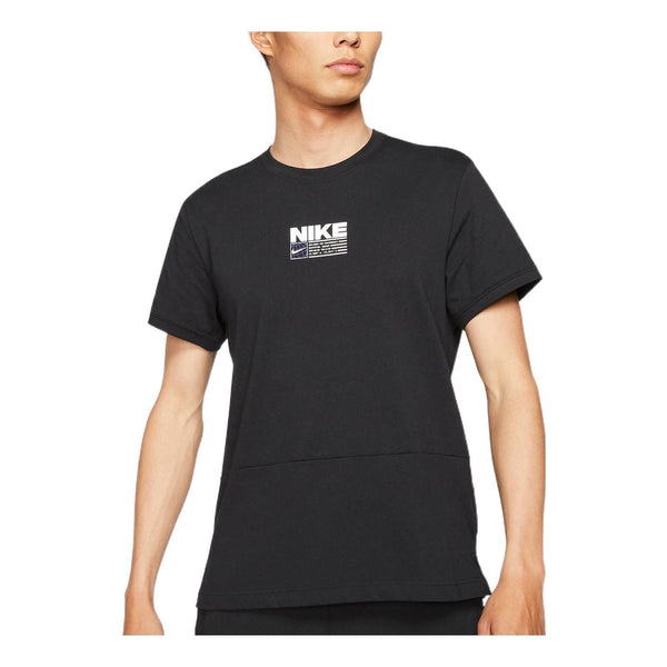 Футболка Men's Nike Minimalistic Alphabet Logo Printing Casual Short Sleeve Black T-Shirt, мультиколор