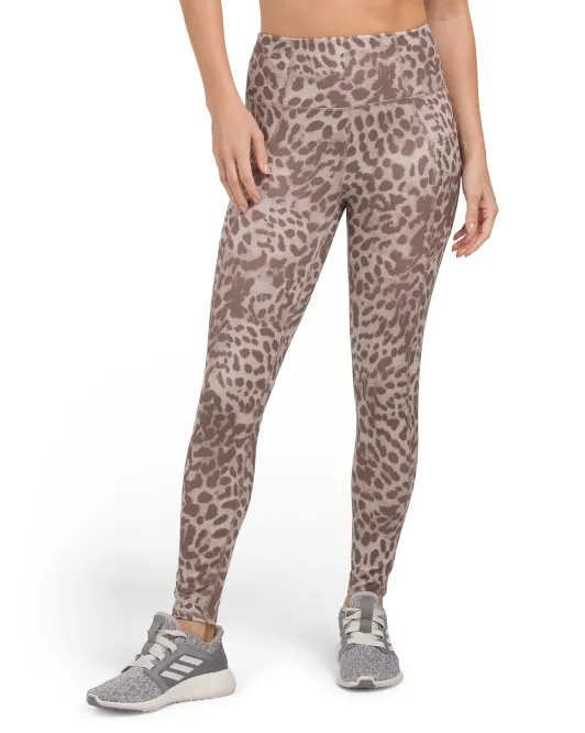 

Леггинсы Slimtek с животным принтом и боковыми карманами Jessica Simpson, цвет Taupe Multi
