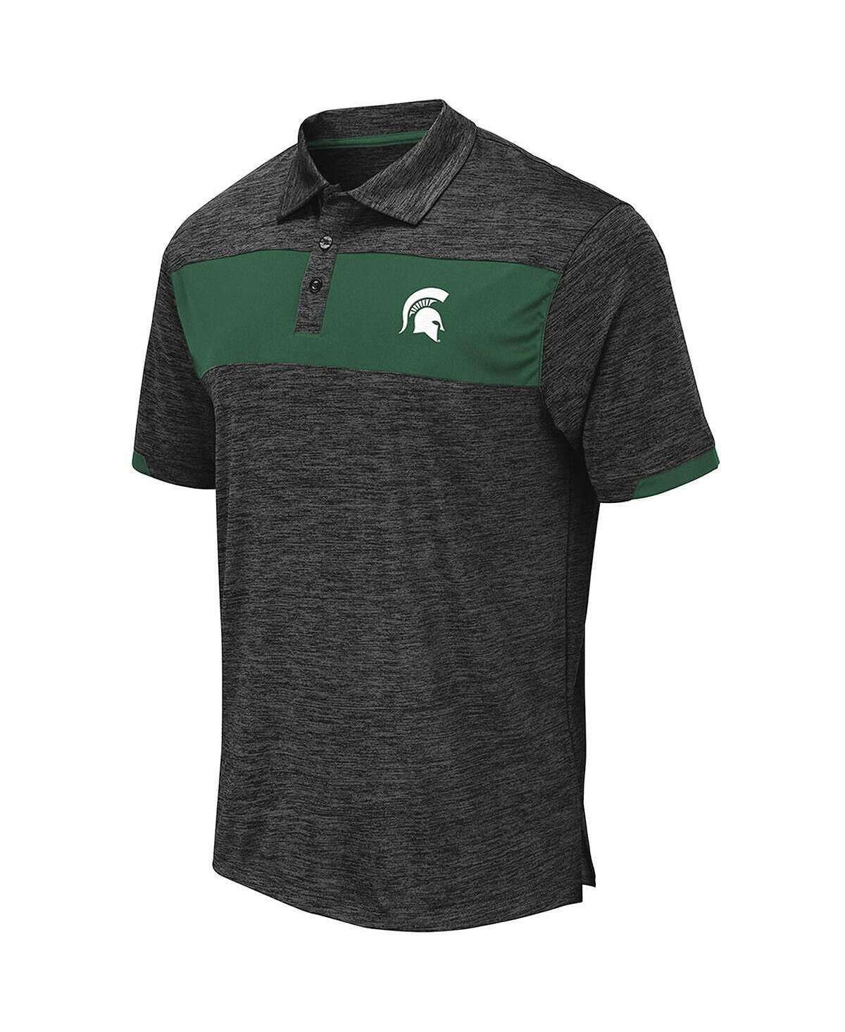 

Мужская черная рубашка-поло Michigan State Spartans Nelson Colosseum