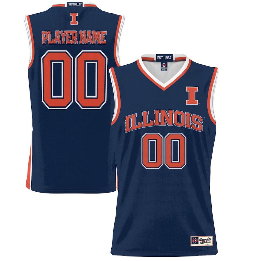 

Джерси ProSphere Illinois Fighting Illini, нави