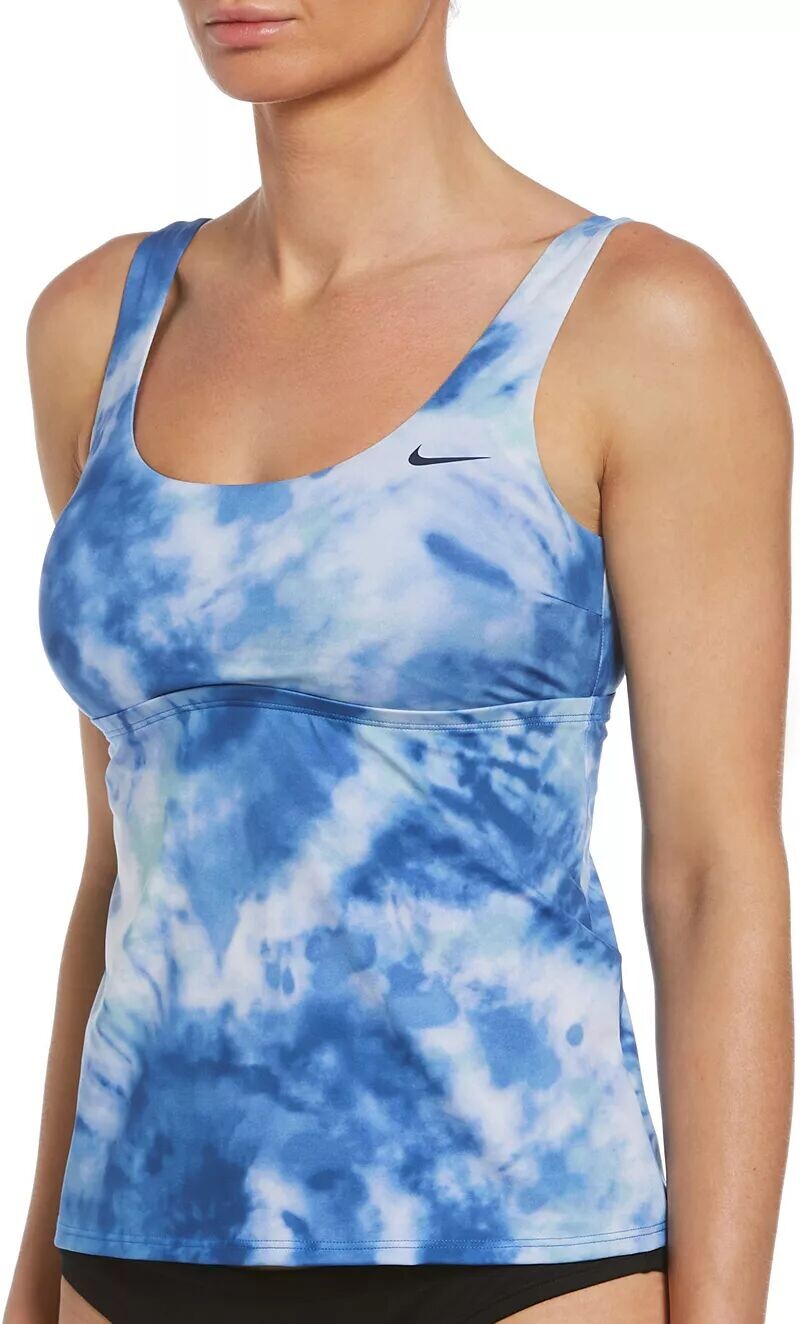 

Женская танкини с круглым вырезом Nike Tie Dye