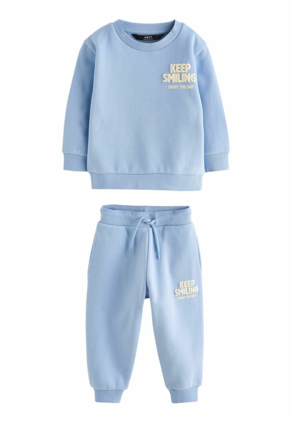 Спортивный костюм SET REGULAR FIT Next, цвет light blue slogan