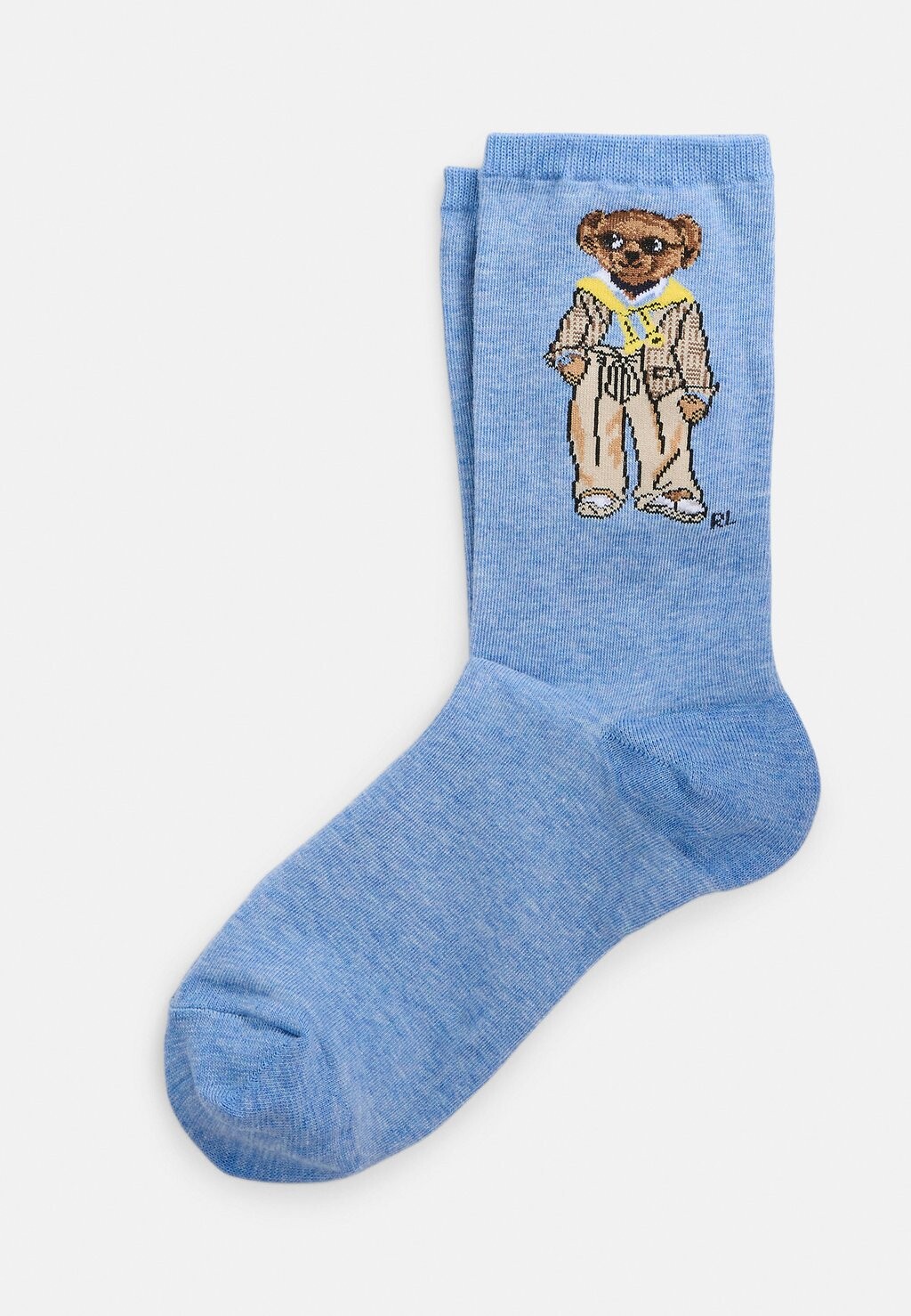 

Носки SPRING BEAR CREW SOCK SINGLE Polo Ralph Lauren, цвет pale blue