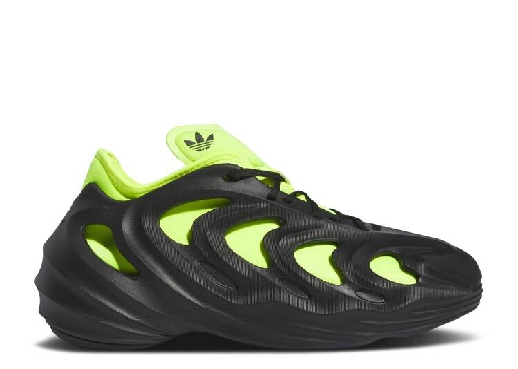

Кроссовки Adidas ADIFOM Q 'BLACK SOLAR YELLOW', черный