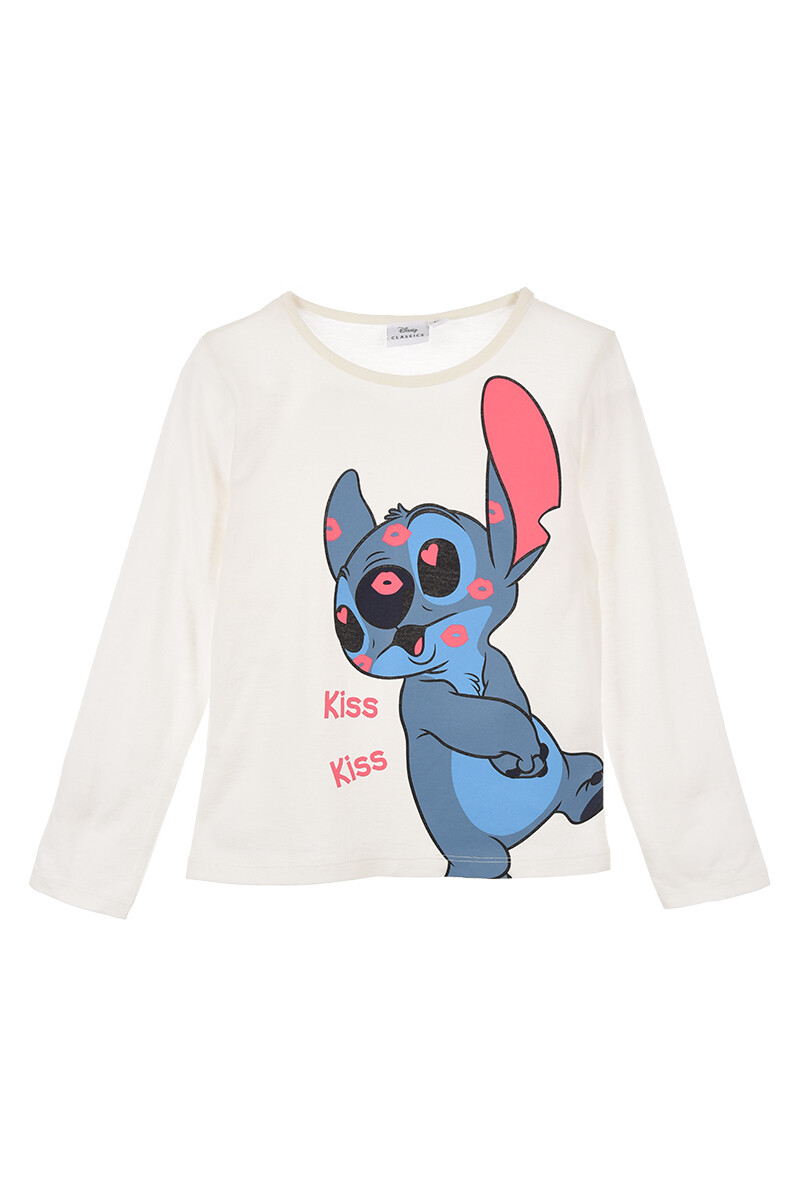 

Лонгслив Disney Langarmshirt Disney Lilo & Stitch, белый