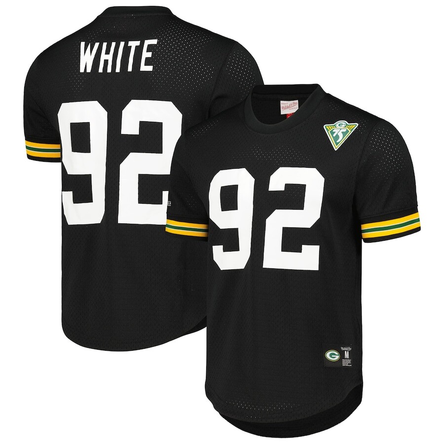 

Футболка с именем и номером Mitchell & Ness Green Bay Packers, черный