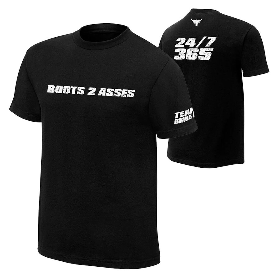 

Футболка с коротким рукавом WWE Authentic The Rock, черный