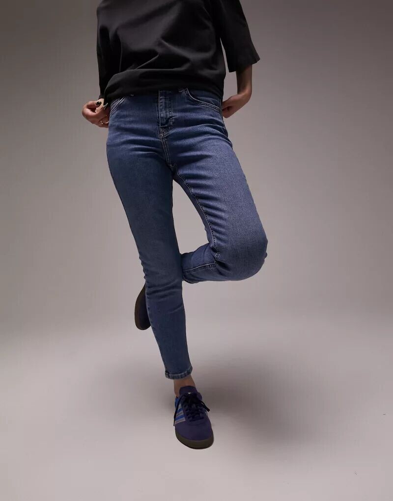 

Синие джинсы Topshop Jamie
