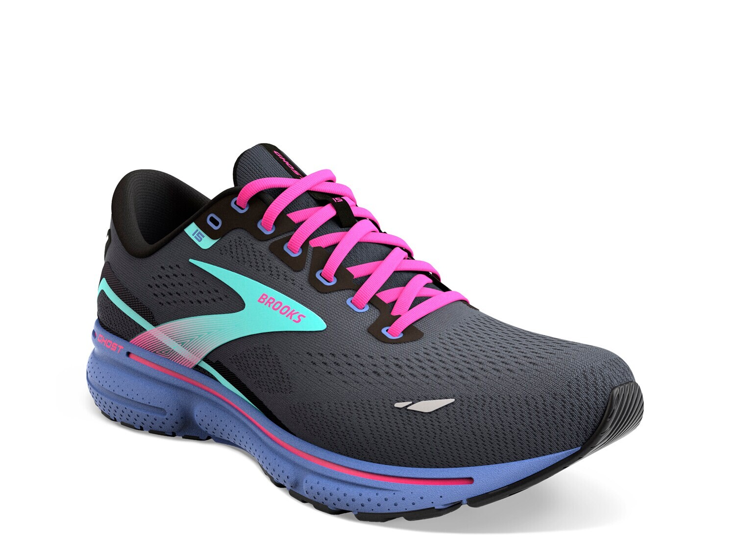 

Кроссовки Brooks Ghost 15, черный/синий