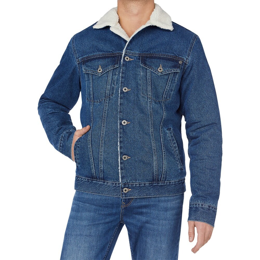 цена Куртка Pepe Jeans Pinner Dlx Denim, синий