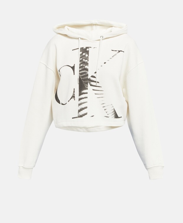 

Толстовка с капюшоном Calvin Klein, миндальный