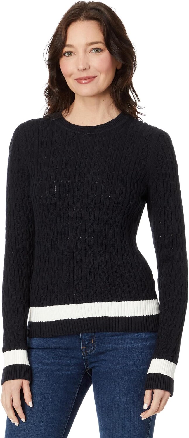 

Длинный свитер с круглым вырезом Tommy Hilfiger, цвет Sky Capt Multi