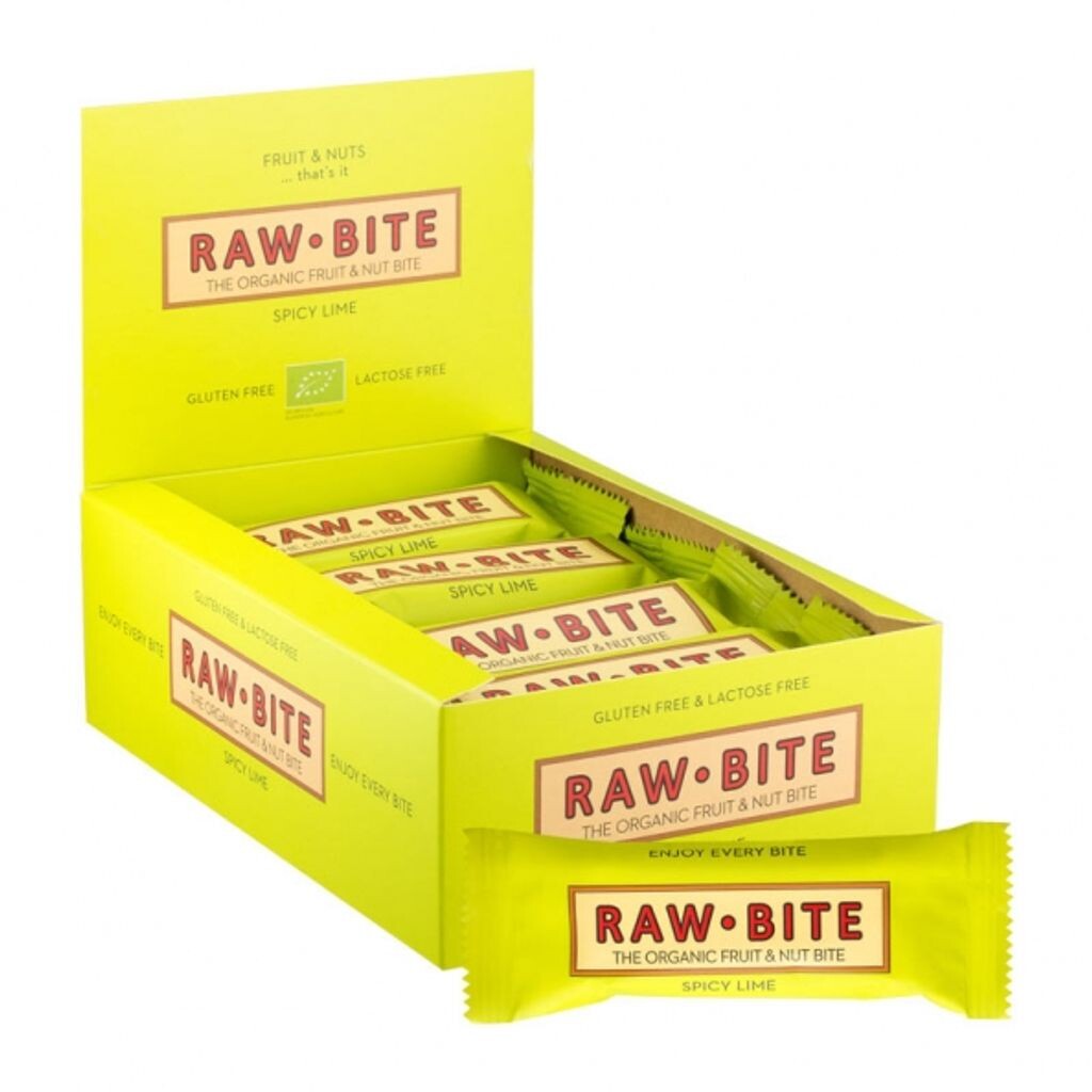 

Фруктовый батончик Raw Bite Lime без глютена — 50 г x 12 — в упаковке 12 шт.