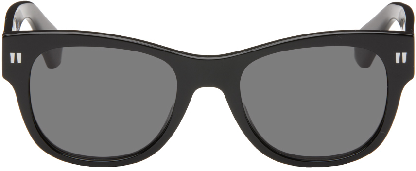 солнцезащитные очки 100% черный мультиколор Черные солнцезащитные очки Moab Off-White, цвет Black/Dark grey