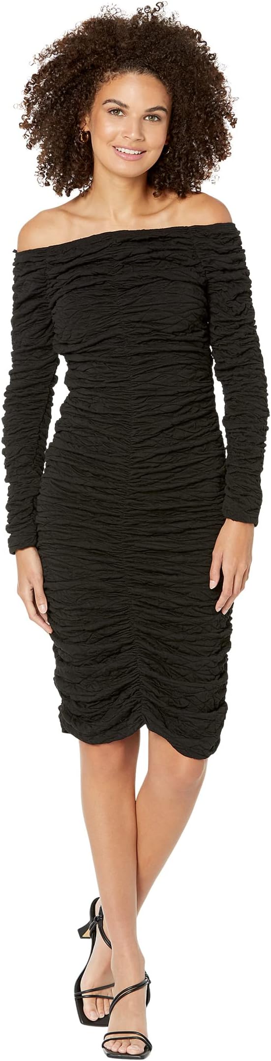 Платье Келли line and dot, черный платье line and dot megan tie detail sweaterdress