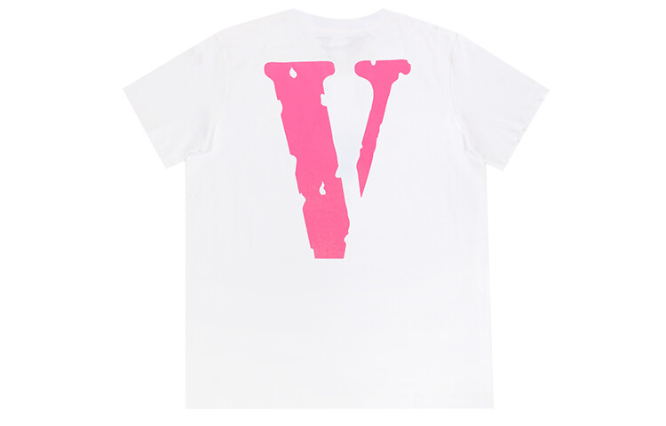 

Футболка унисекс с капюшоном и V-образным логотипом Vlone, белая