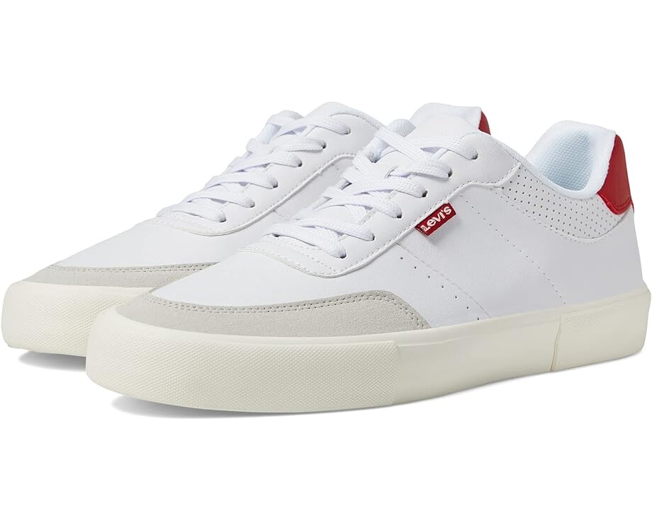 

Кроссовки Levi's Shoes Munro Newmericana, цвет White/Grey/Red
