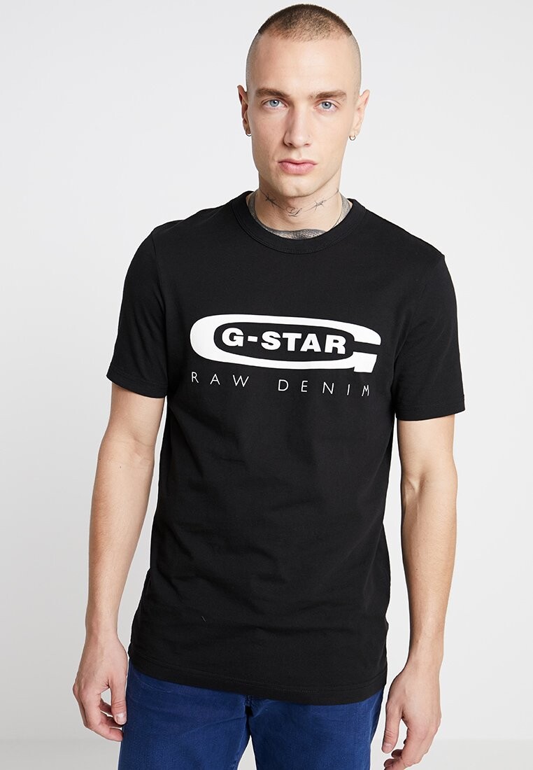 

Футболка с принтом G-Star, черный