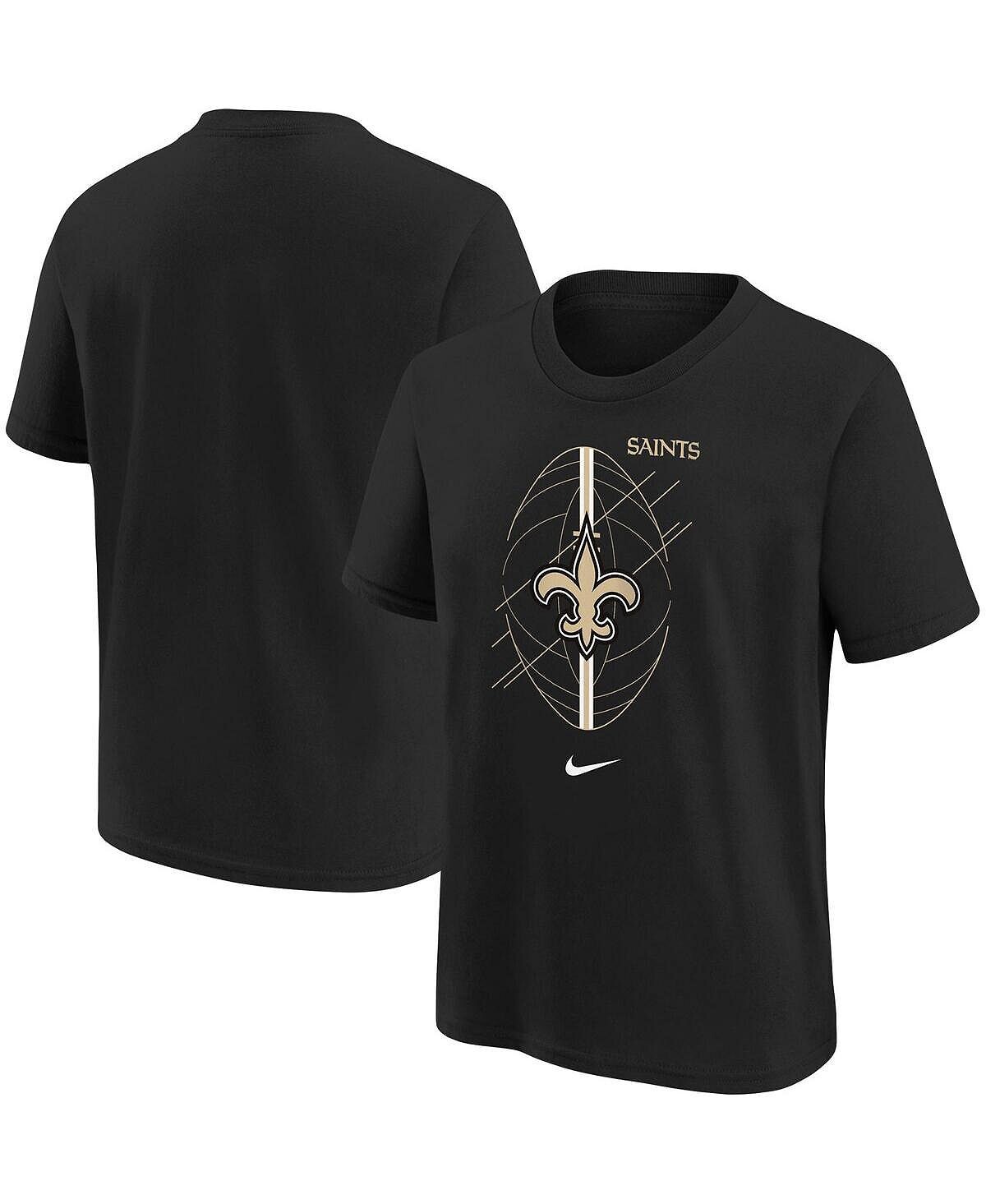 

Черная футболка Big Boys New Orleans Saints Icon Nike