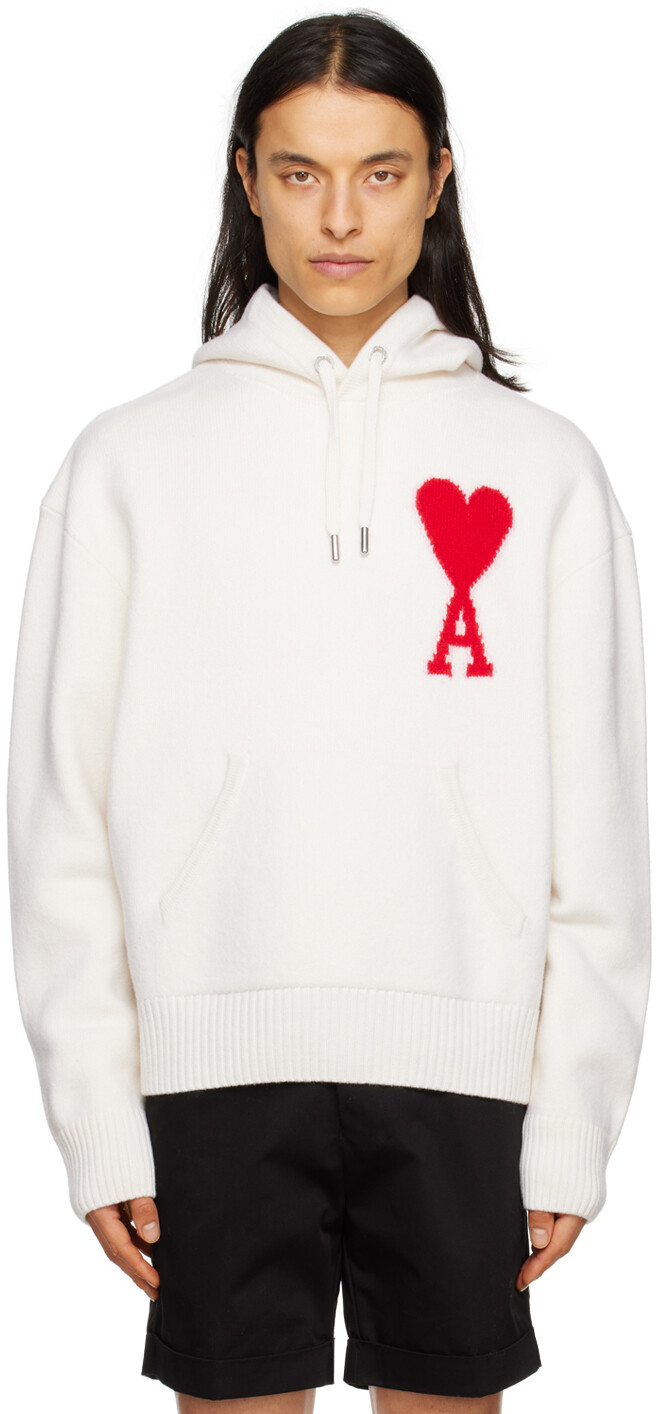 

AMI Alexandre Mattiussi Off-White Толстовка Ami De Cur