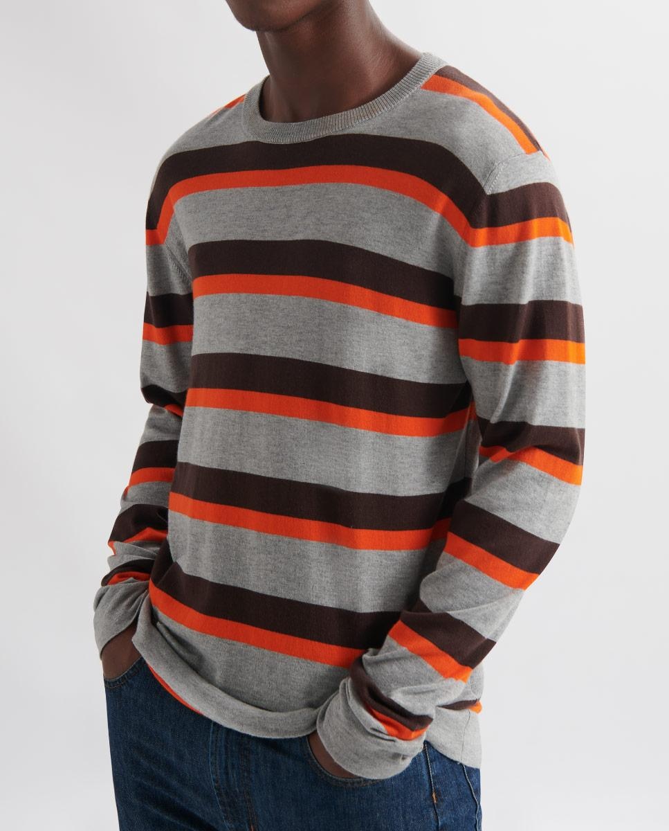 цена Мужской вязаный свитер с круглым вырезом Loreak Mendian, серый