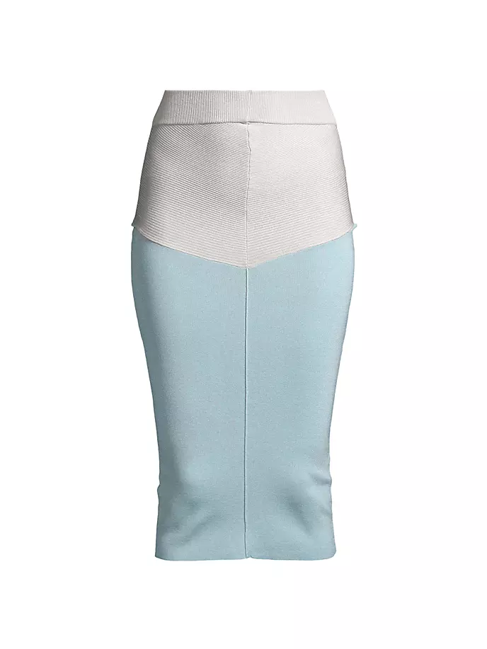 

Юбка-карандаш с цветными блоками и шевроном Undra Celeste, мультиколор