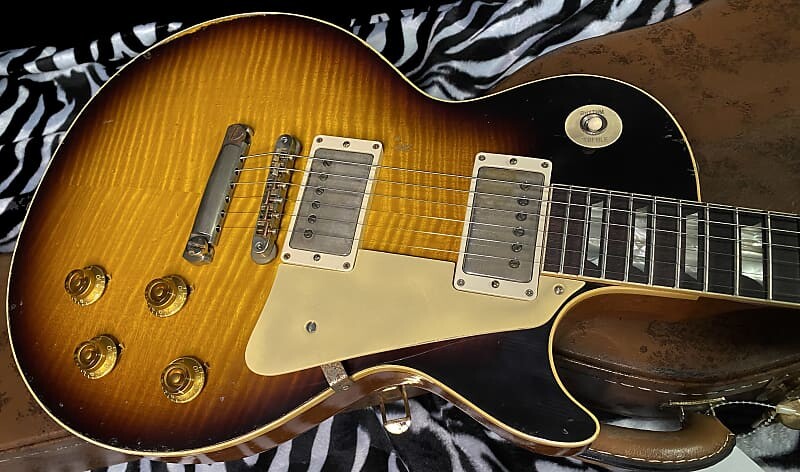 

Электрогитара 2023 Gibson Custom Shop Murphy Lab '59 Les Paul Reissue - Kindred Burst - Ultra Heavy Aged - Authorized Dealer - Killer Top! 8.65lbs - G01788