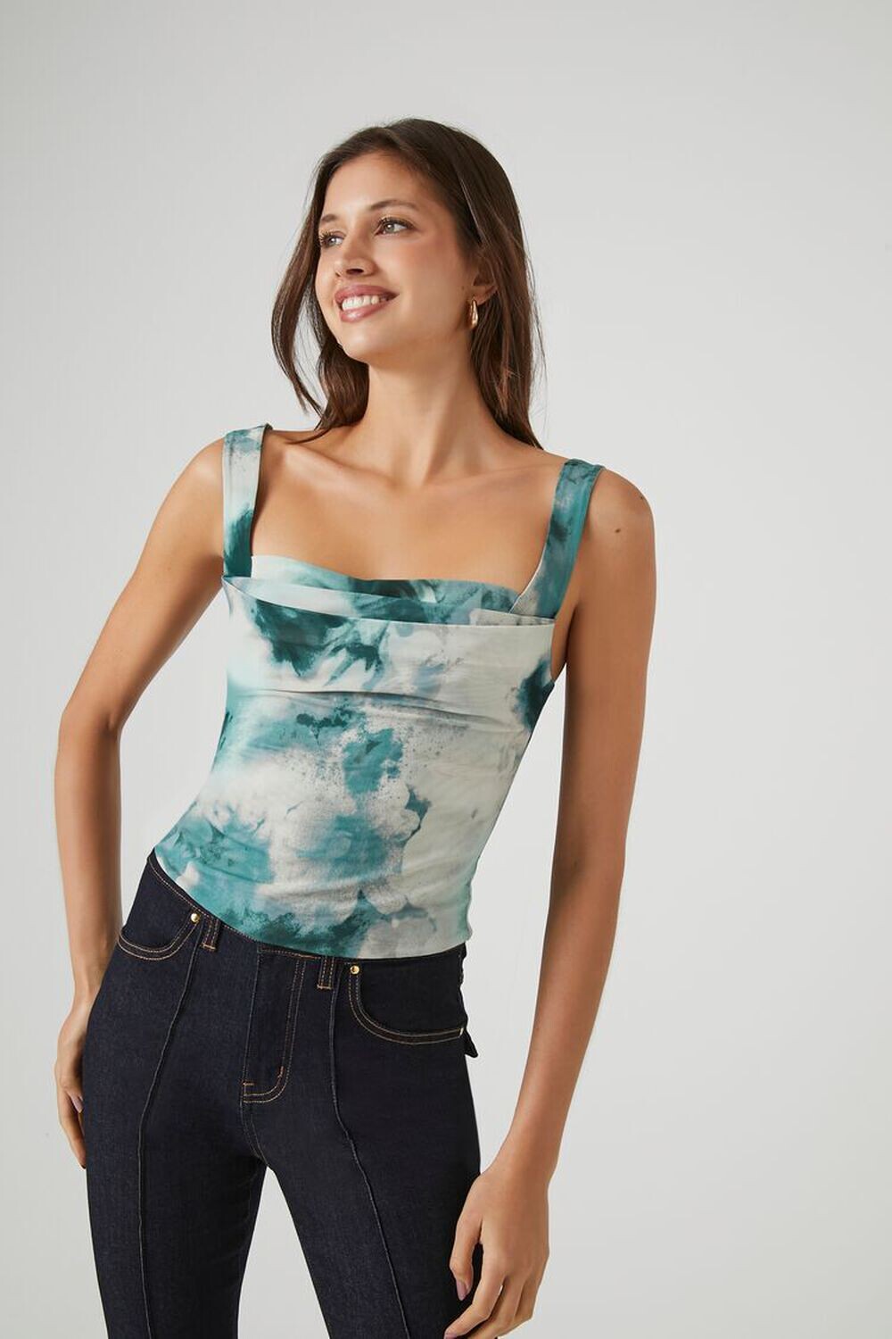 

Топ-бюстье Cloud Washer Forever 21, зеленый