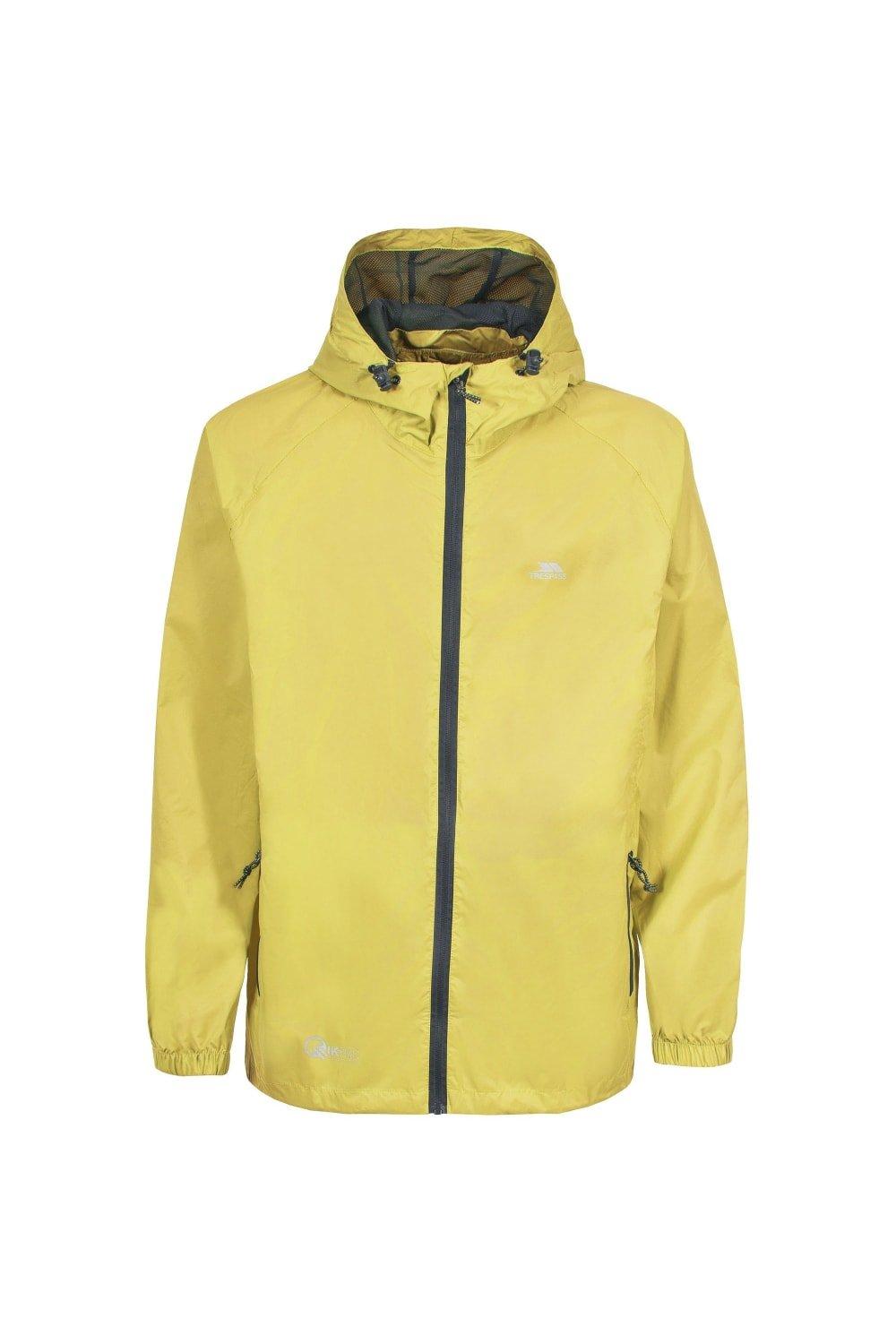 Водонепроницаемая куртка Qikpac Packaway Trespass, желтый куртка утепленная zara packaway черный