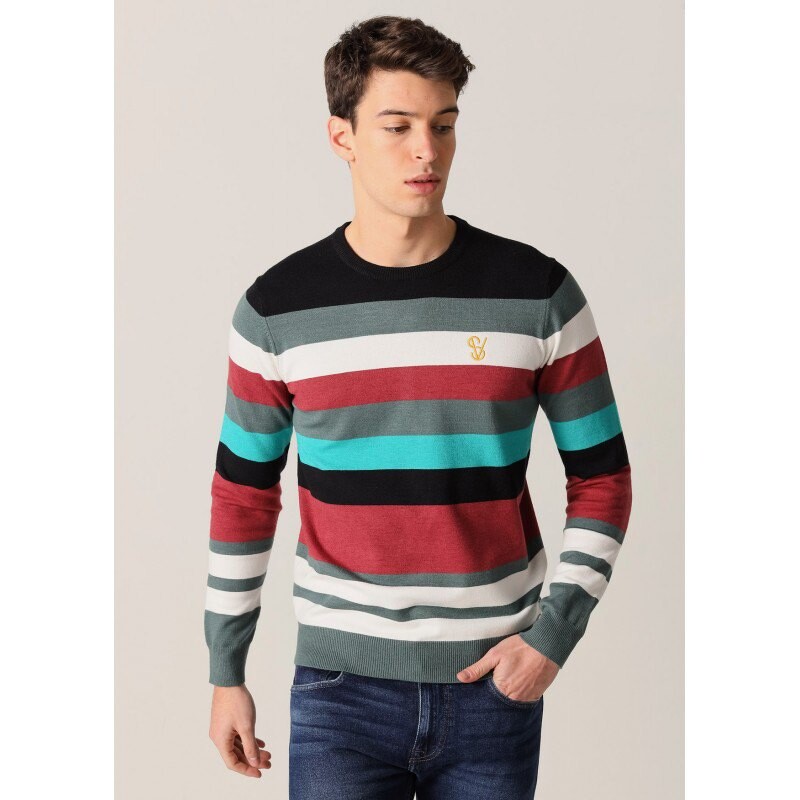 

Свитер Six Valves Round Neck, оранжевый
