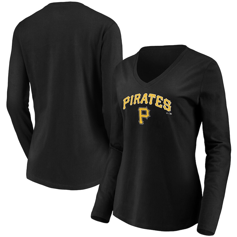 

Футболка с длинным рукавом Fanatics Branded Pittsburgh Pirates, черный