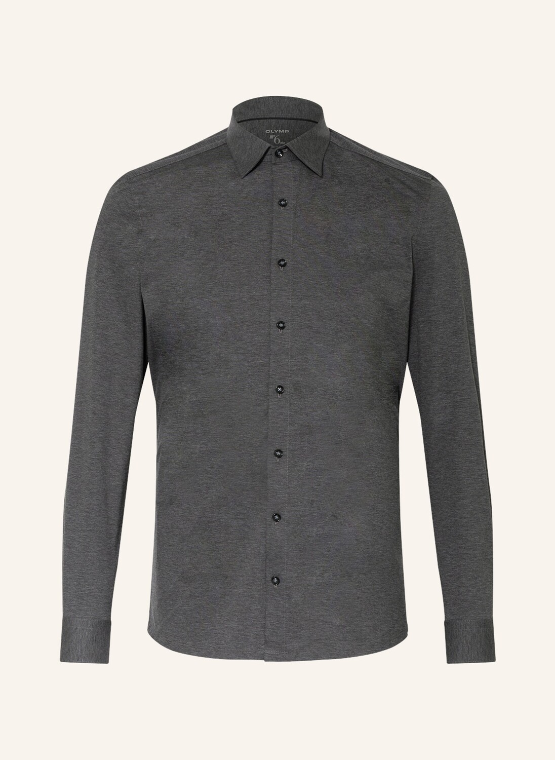 

Рубашка OLYMP JerseyNo. Six 24/Seven super slim, темно-серый