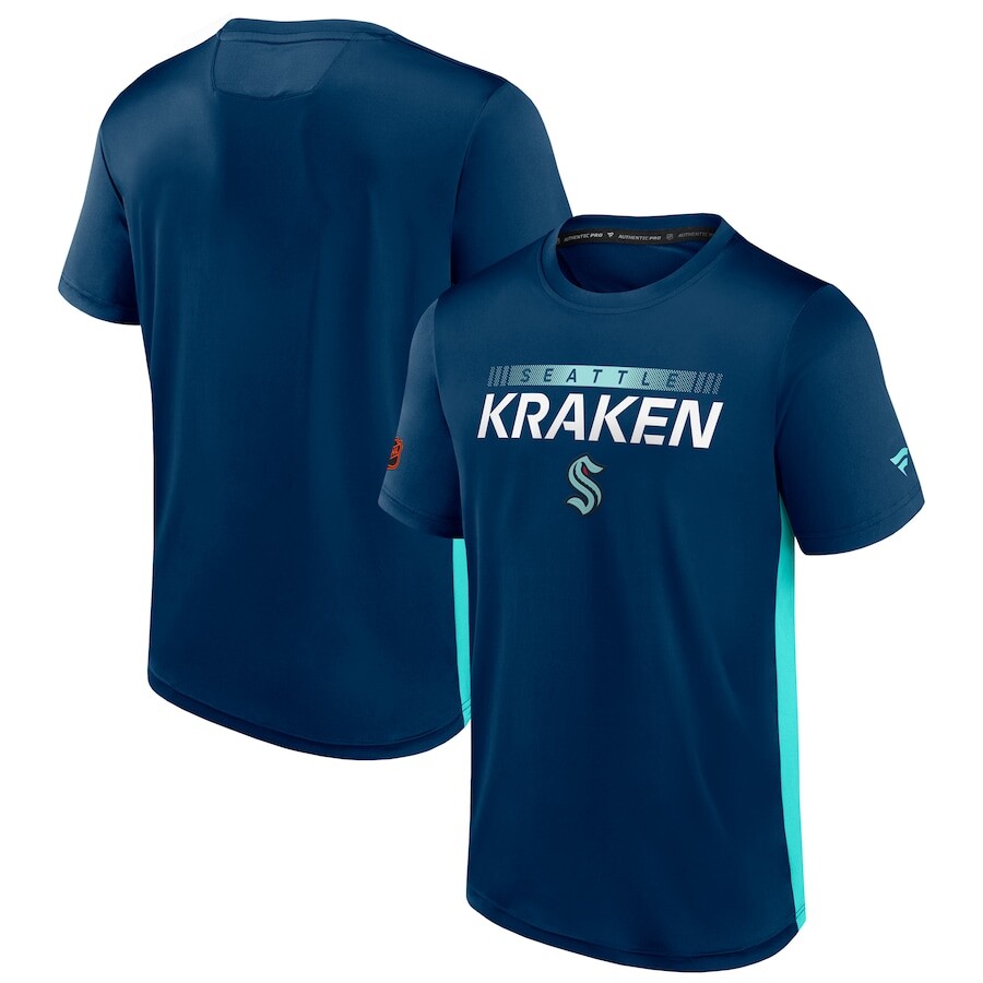 

Футболка с коротким рукавом Fanatics Branded Seattle Kraken, нави