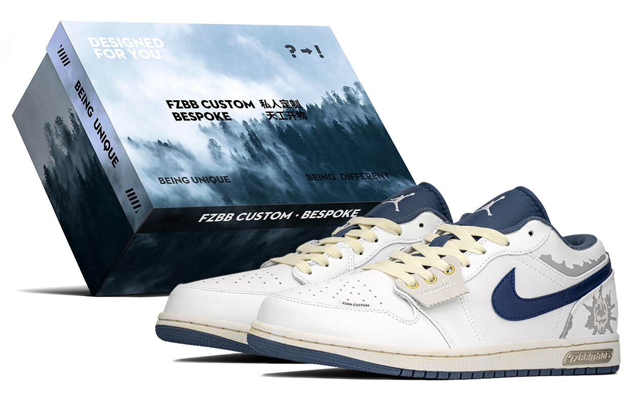 

Баскетбольные кроссовки Air 1 Vintage Men Low-Top Blue Jordan