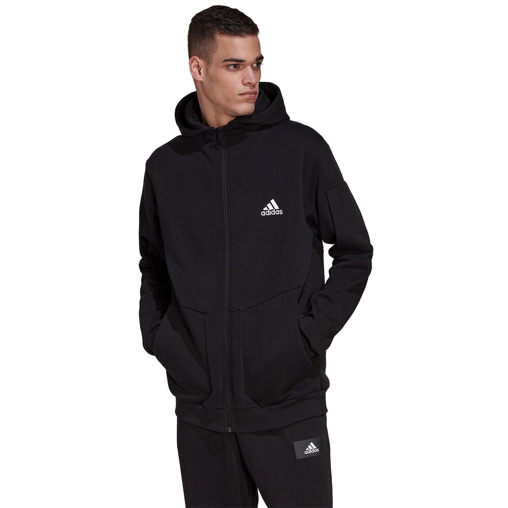 

Толстовка adidas Essentials For Gameday Full Zip, черный