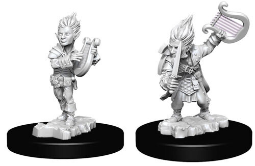 

Миниатюра WizKids/NECA Pathfinder Battles Deep Cuts Unpainted Minis: W5 Gnome Male Bard