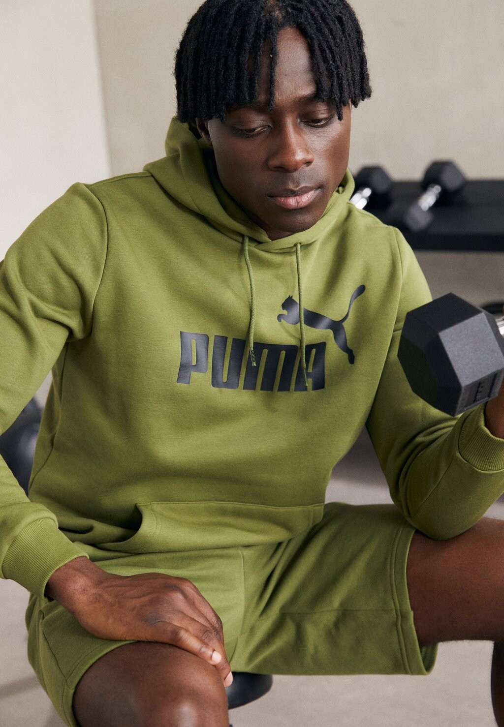 

Толстовка Big Logo Puma, оливковый, Зеленый