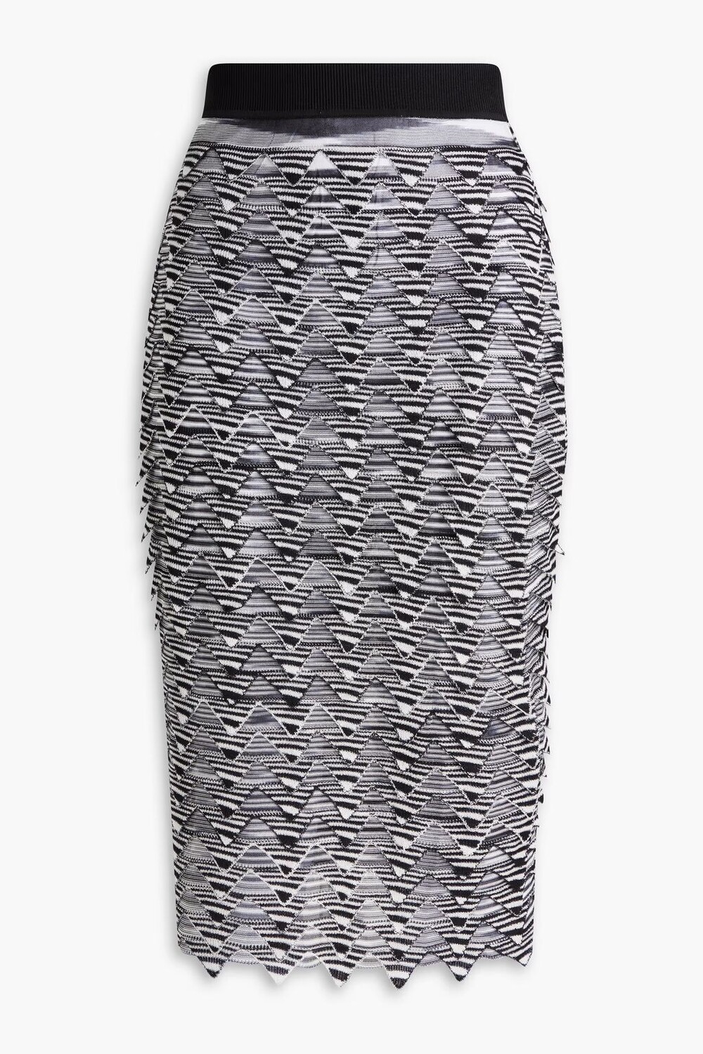 

Юбка крючком с узором Marled Missoni, черный