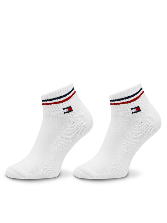 

Комплект из 2 низких носков унисекс Tommy Hilfiger, белый
