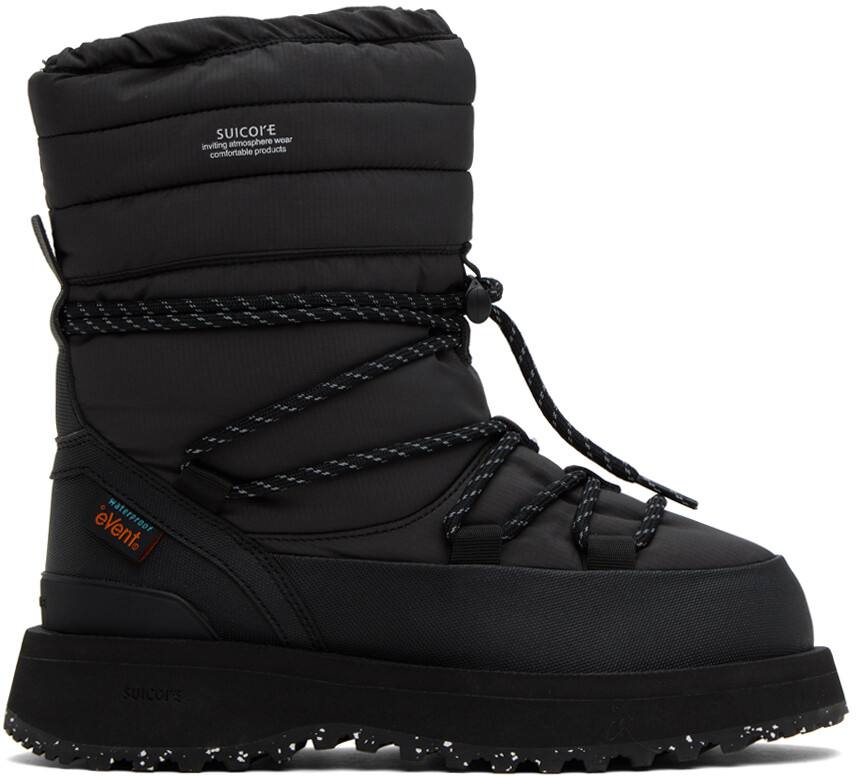 

Черные ботинки BOWER-evab-HI-LACE Suicoke, Черный