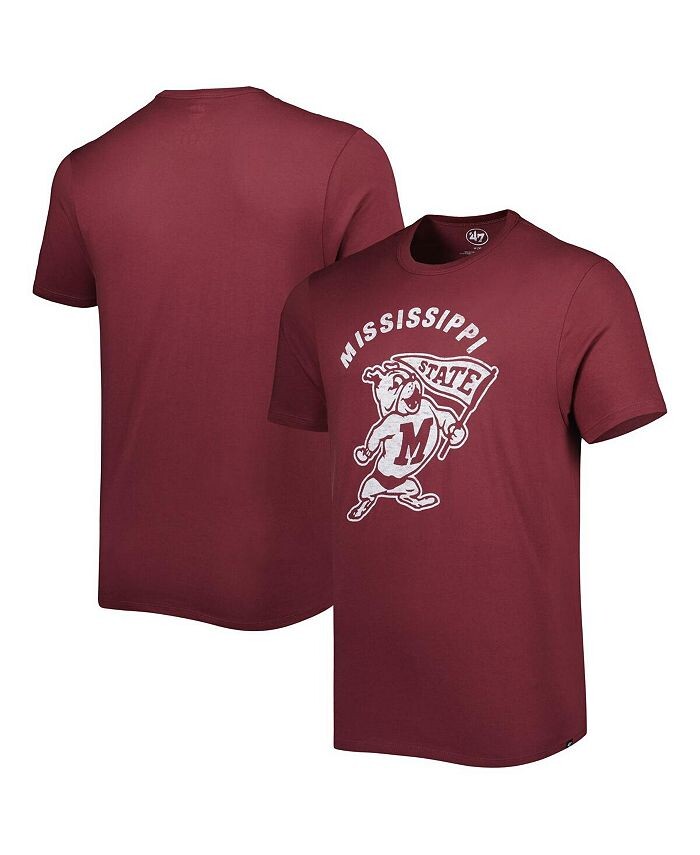

Мужская темно-бордовая футболка Mississippi State Bulldogs Premier Franklin '47 Brand, красный
